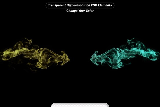 El humo de la bandera de irlanda