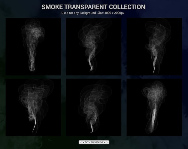 humo fondo transparente