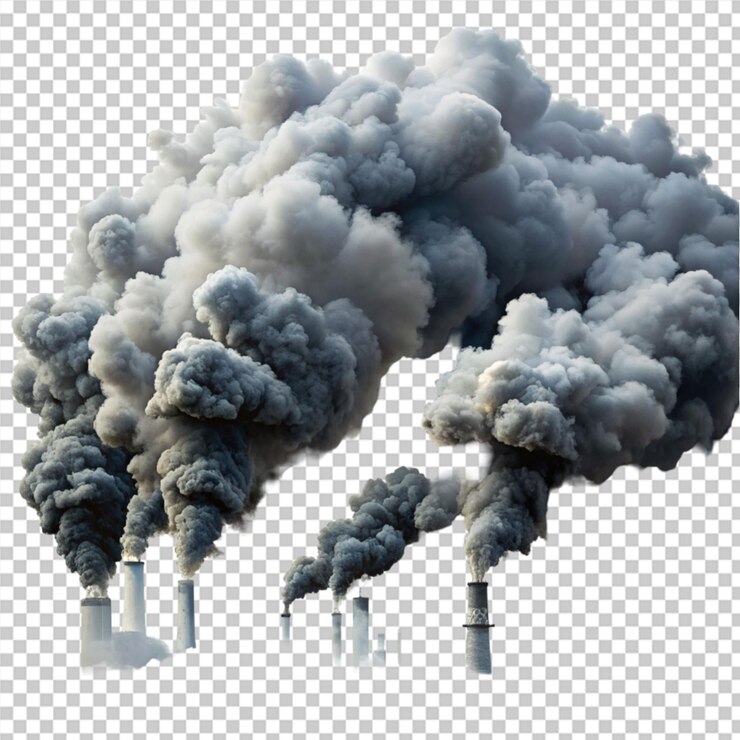 PSD humo de la tubería de la fábrica