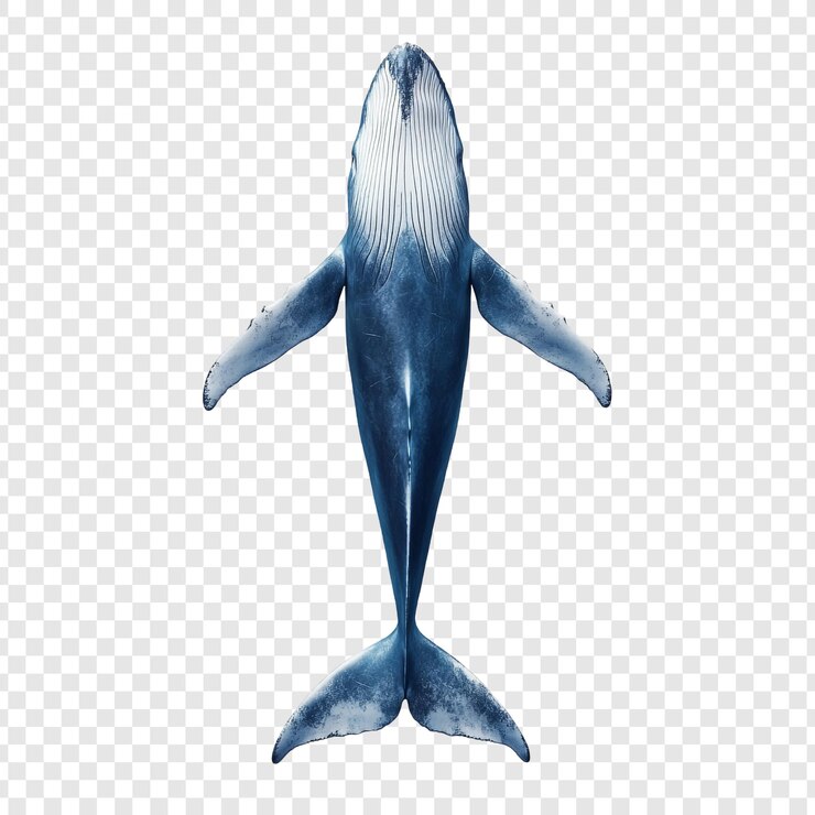 PSD humpbackwal von oben