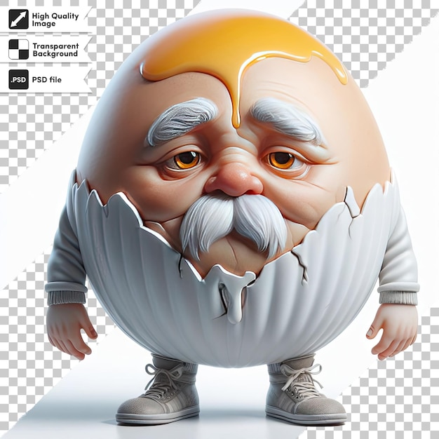 Humpty Dumpty à L'œuf Sur Fond Transparent