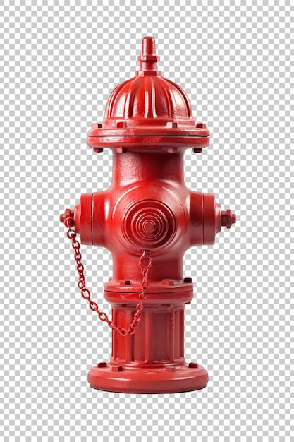 Hydrant isoliert auf transparentem Hintergrund