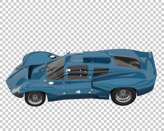 Hyper Voiture Sur Fond Transparent. Rendu 3d - Illustration