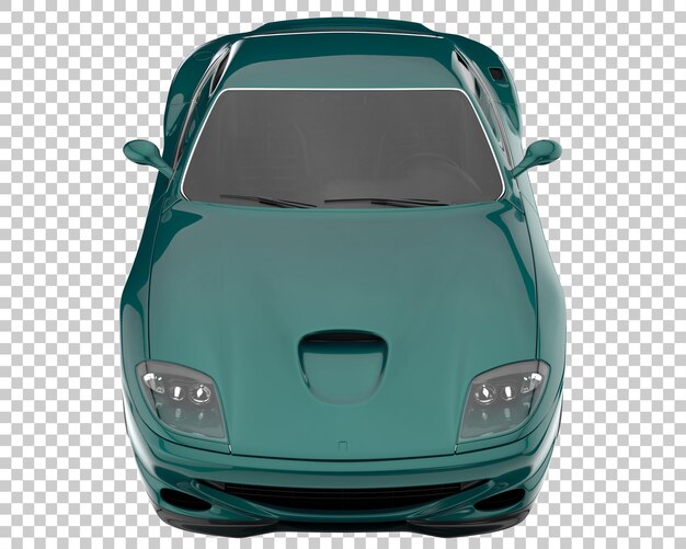 PSD hyper voiture sur fond transparent. rendu 3d - illustration