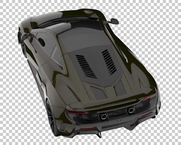 PSD hyper voiture sur fond transparent. rendu 3d - illustration