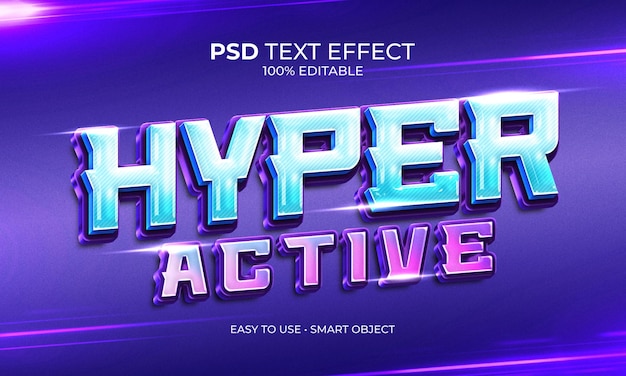 HYPERAKTIVER TEXTEFFEKT