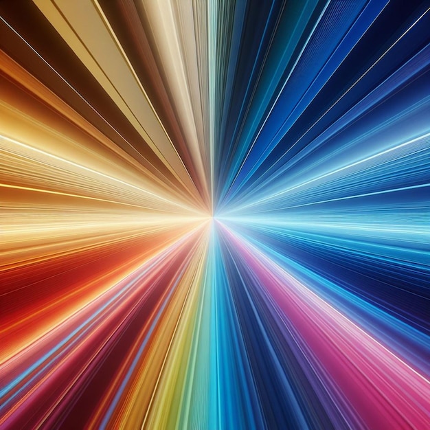 PSD hyperrealistische holographische prismatische regenbogenfarben lichtspektrum strahl hintergrund