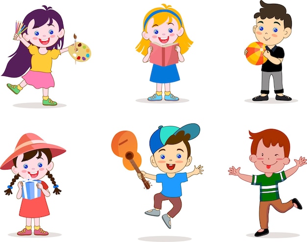 I bambini giocano e si divertono