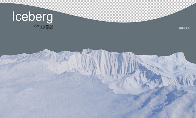 Iceberg di varie forme
