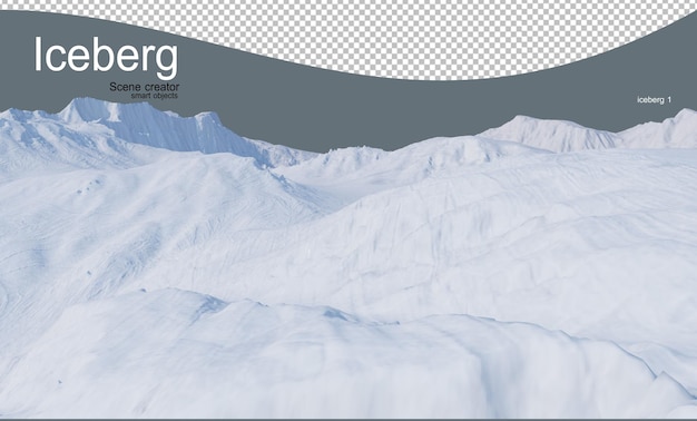 Iceberg di varie forme