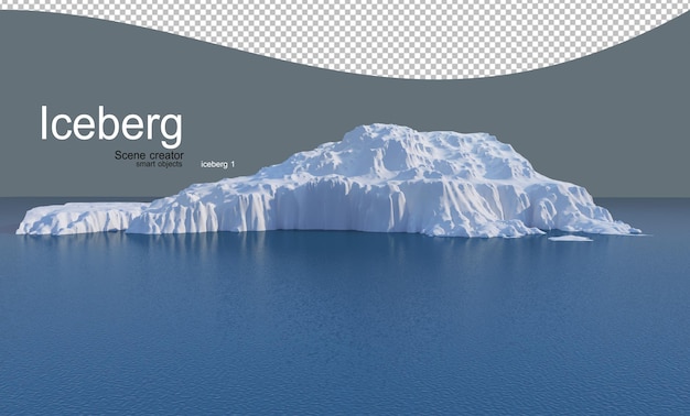 Un Iceberg En Hiver Photographié Sous De Nombreux Angles