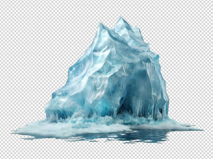 PSD iceberg png transparente