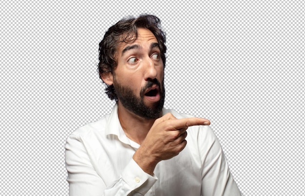 Ich fühlte mich schockiert und überrascht, zeigte und blickte ehrfurchtsvoll nach oben mit erstauntem, offenmundigem Blick.