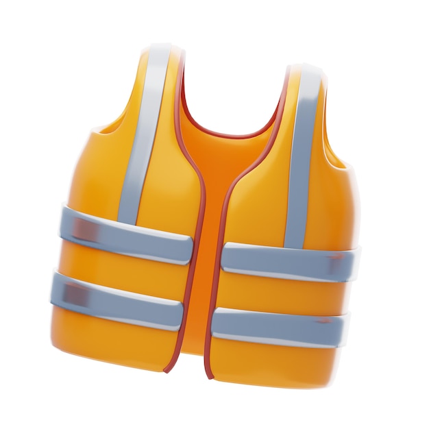 Icon 3D del chaleco de seguridad