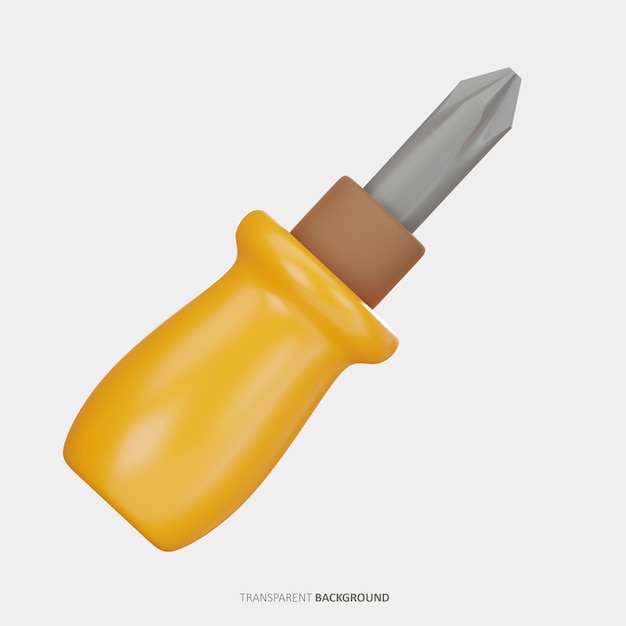 Icon 3D del destornillador