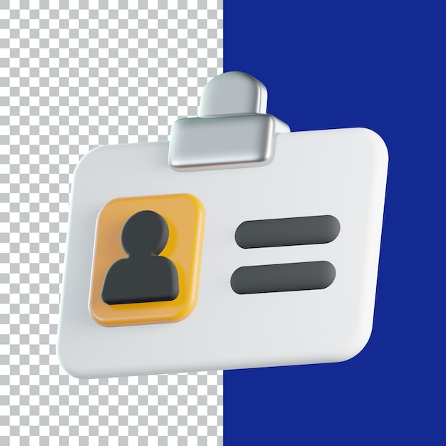 PSD icon 3d de diseño de activos de renderizado de papelería ilustración de icono 3d