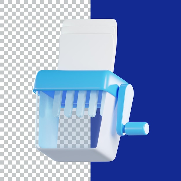 Icon 3d de diseño de activos de renderizado de papelería ilustración de icono 3d