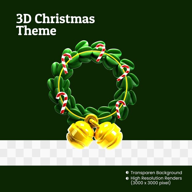 PSD icon 3d especial dia de natal