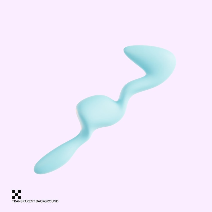 PSD icon 3d de formas fluidas pastel