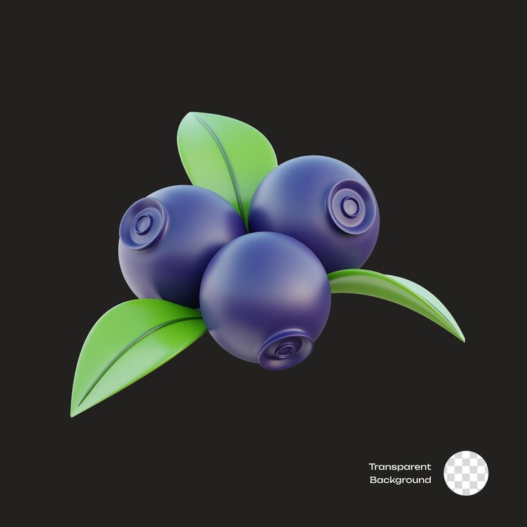 Icon 3D de las frutas de Blackberry