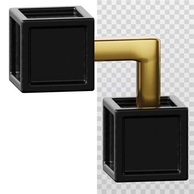 Icon 3D Ilustración de la criptomoneda