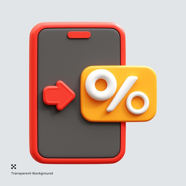icon 3d de remise sur les aliments