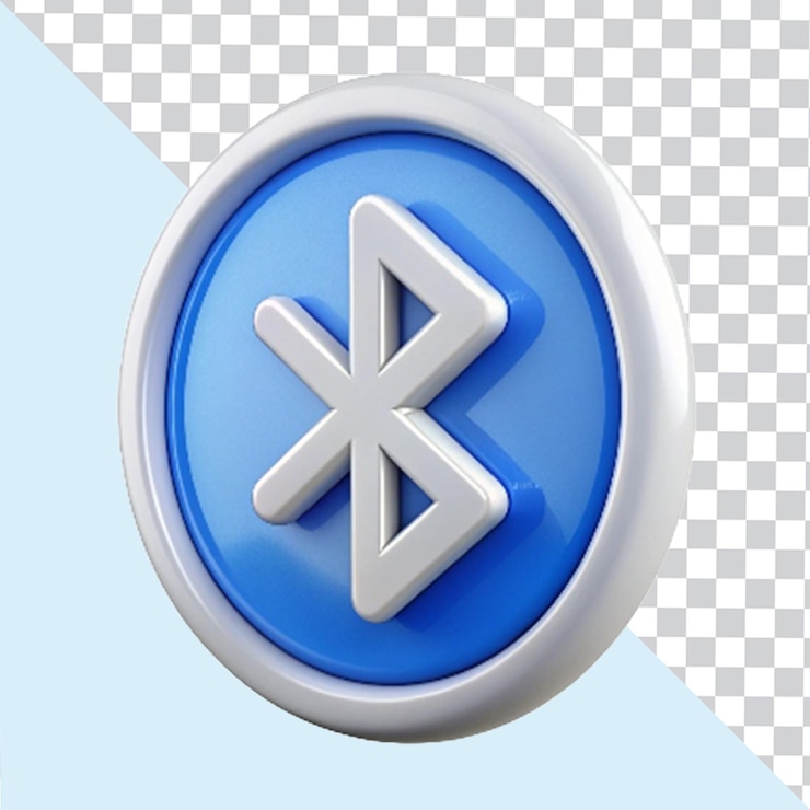 PSD icon 3d render bluetooth para diseño ilustración objeto aislado psd premium