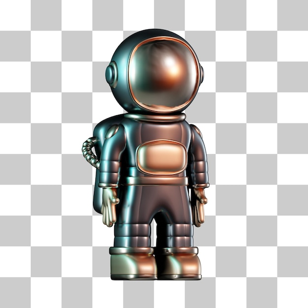 Icon 3d del traje de astronauta
