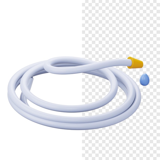 Icon 3D de la tubería de la manguera