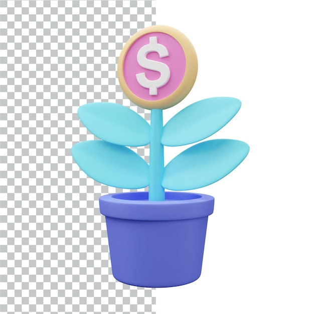 Icon Banking 3D Set illustrazione del design di rendering