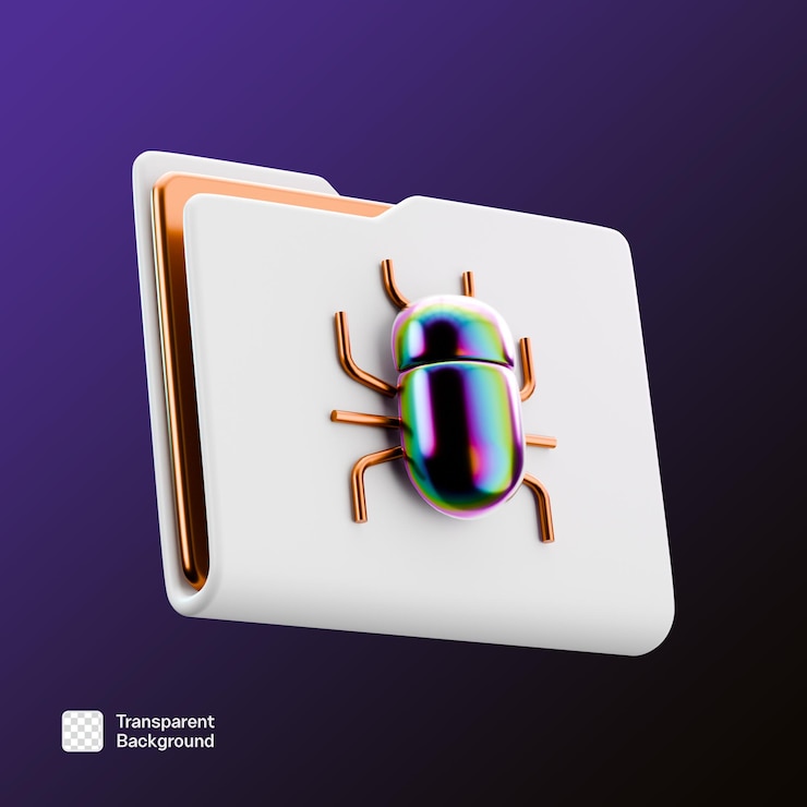 PSD icon de cybersécurité 3d illustration png modèle