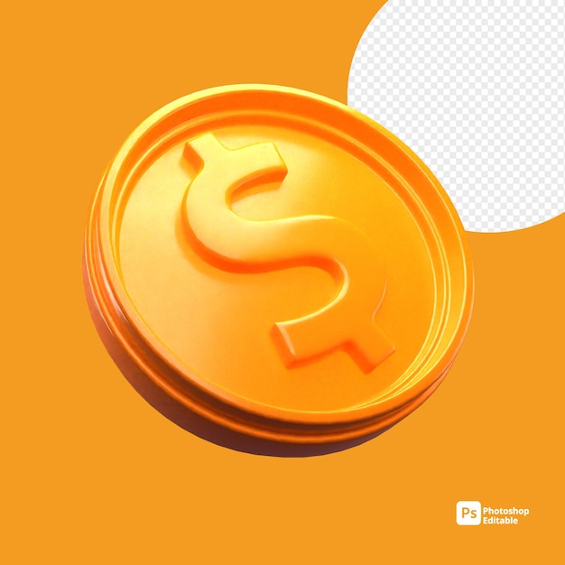 Icon dinero moneda de oro