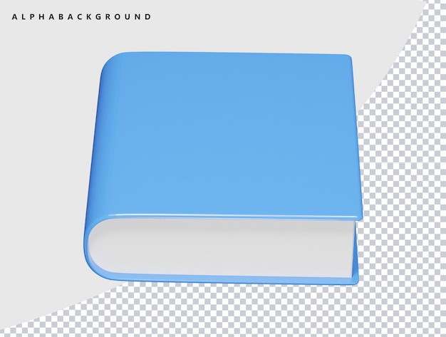 PSD icon du livre illustration de rendu 3d