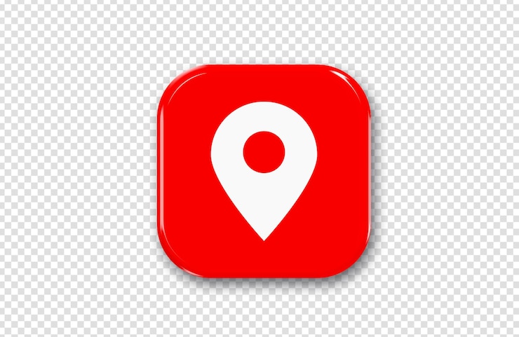 PSD icon de l'emplacement png transparent
