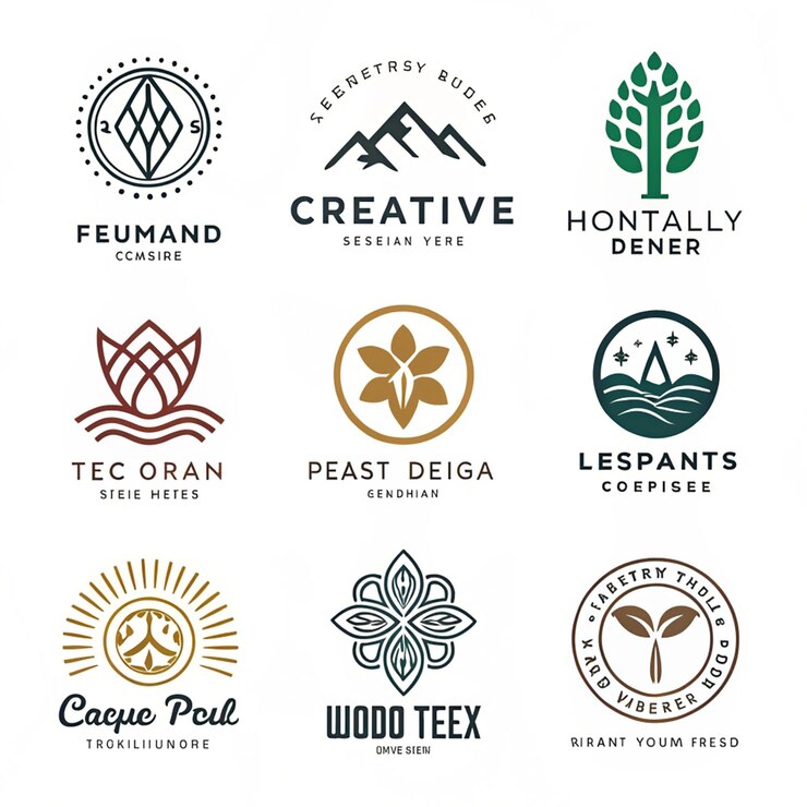 PSD icon de l'entreprise tels que les logos
