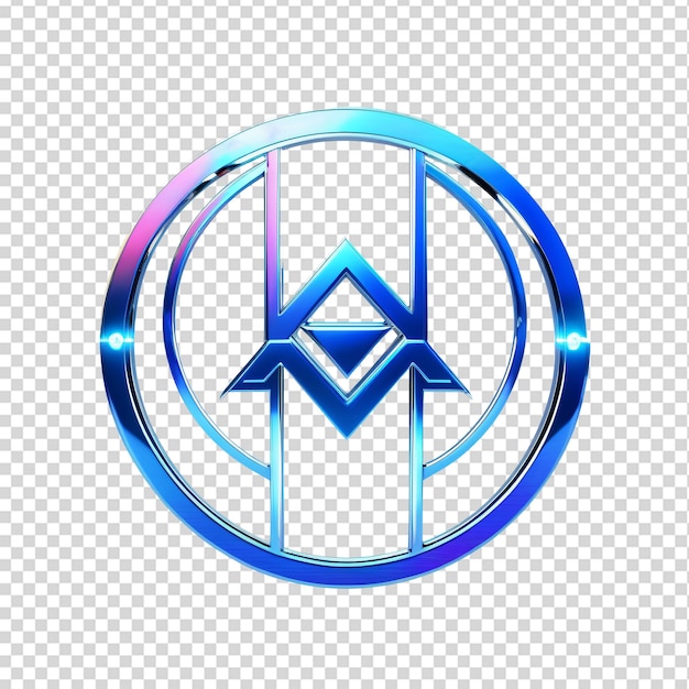 Icon de pièce Ethereum Illustration du symbole de la crypto-monnaie