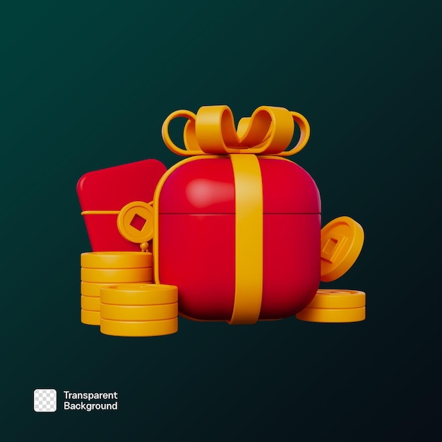 Icon PNG de año nuevo chino en 3D