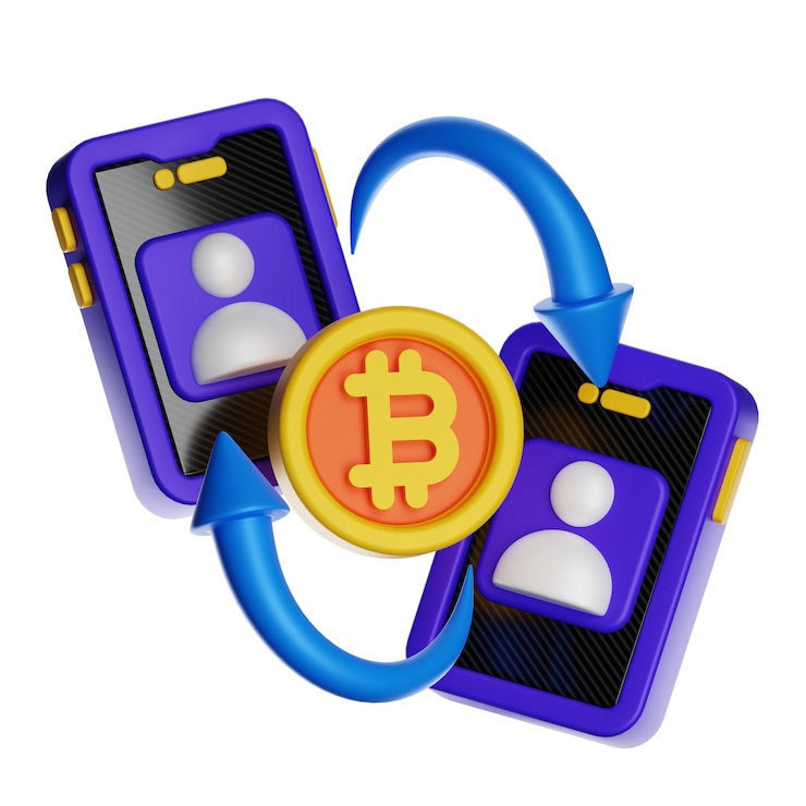 PSD icon para la transferencia de criptomonedas
