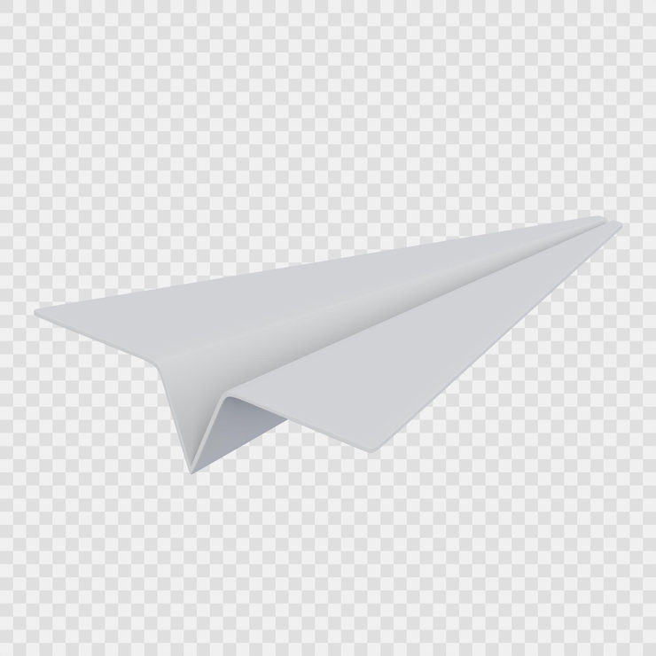 PSD icona 3d aereo di carta