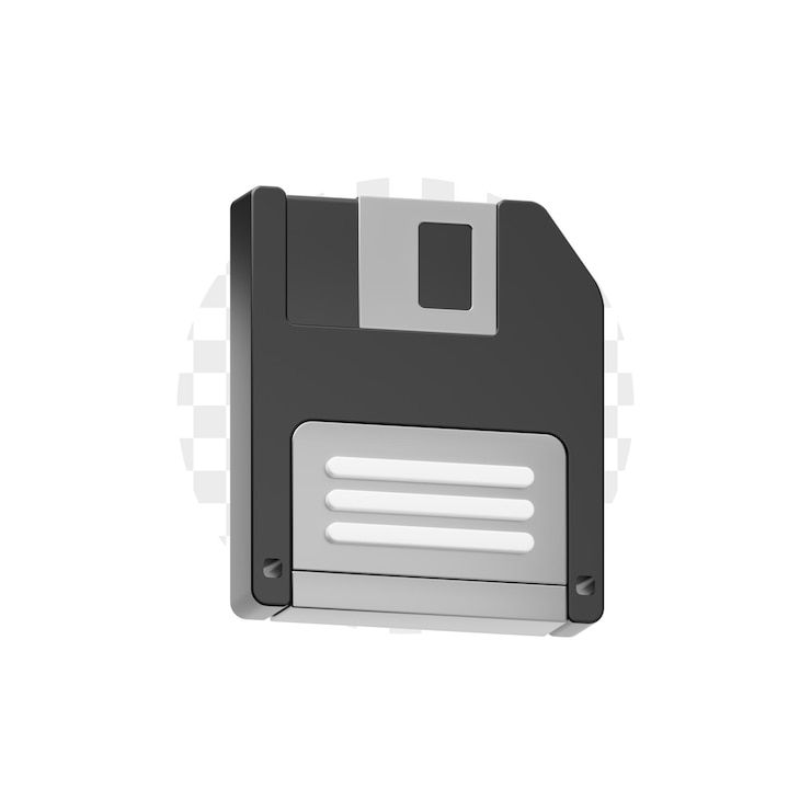 PSD icona 3d del disco floppy