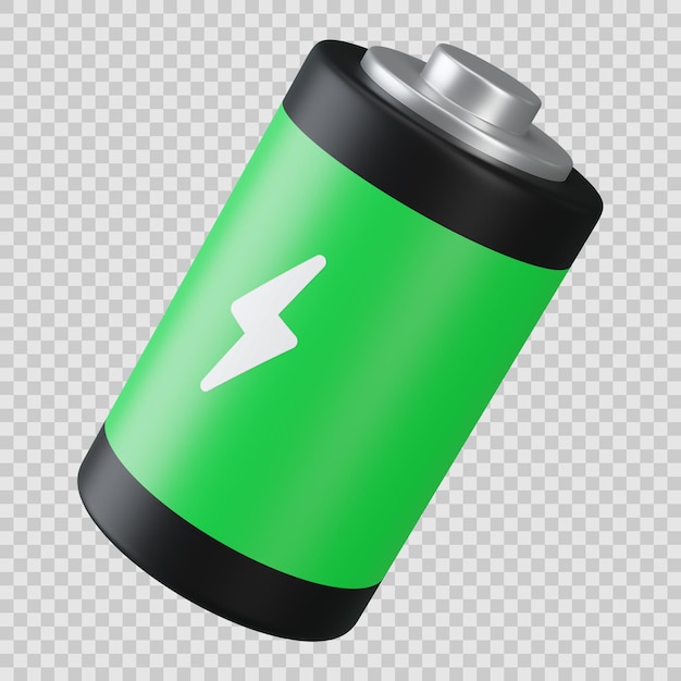 Icona 3D della batteria