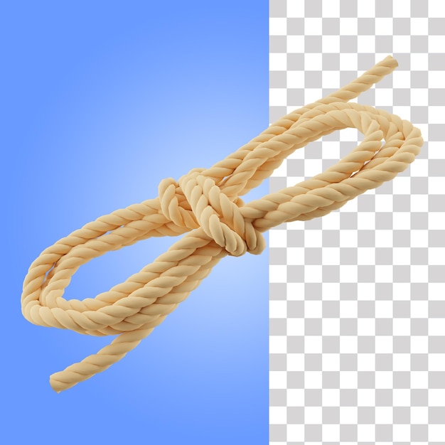 Icona 3D della corda da arrampicata