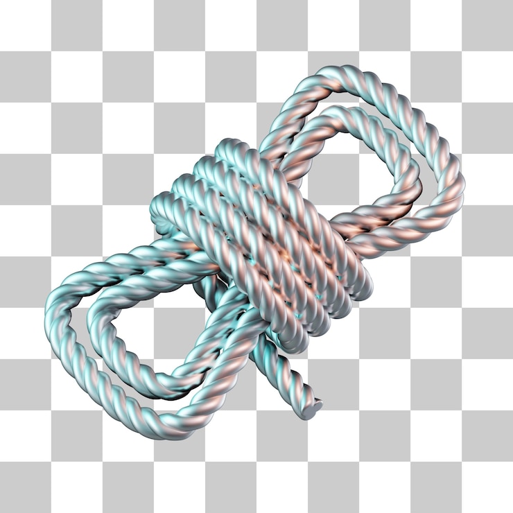 PSD icona 3d della corda