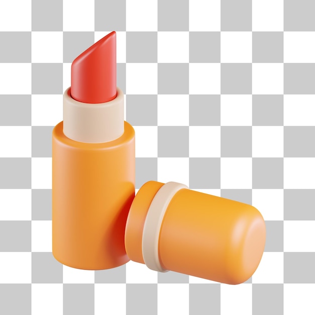 Icona 3D di trucco del rossetto