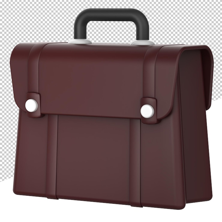 PSD icona 3d illustrazione del rendering 3d valigetta