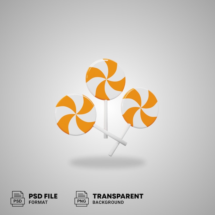 PSD icona 3d per halloween