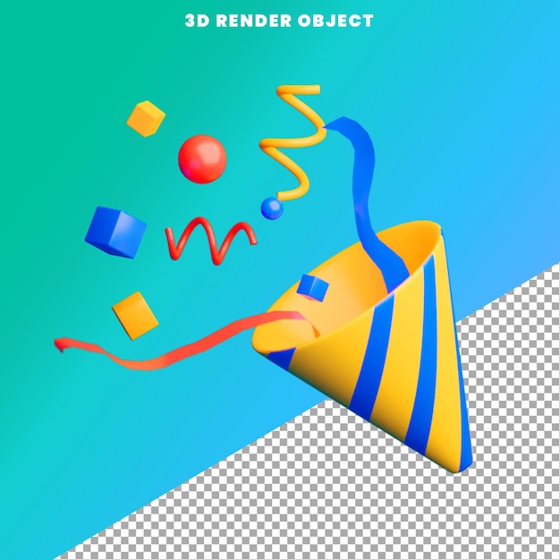 Icona 3d rendering Psd Premium