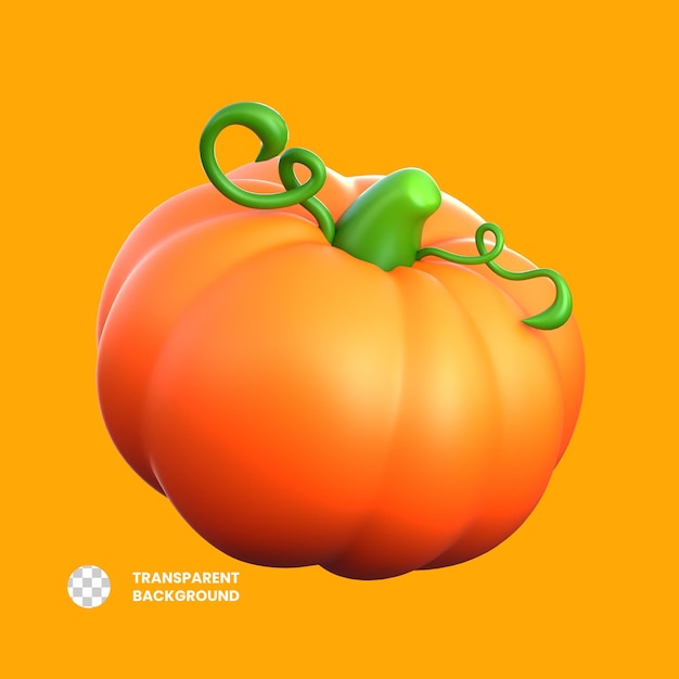 Icona 3D Zucca