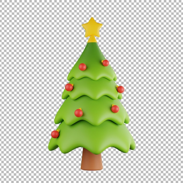 Icona albero di Natale 3D