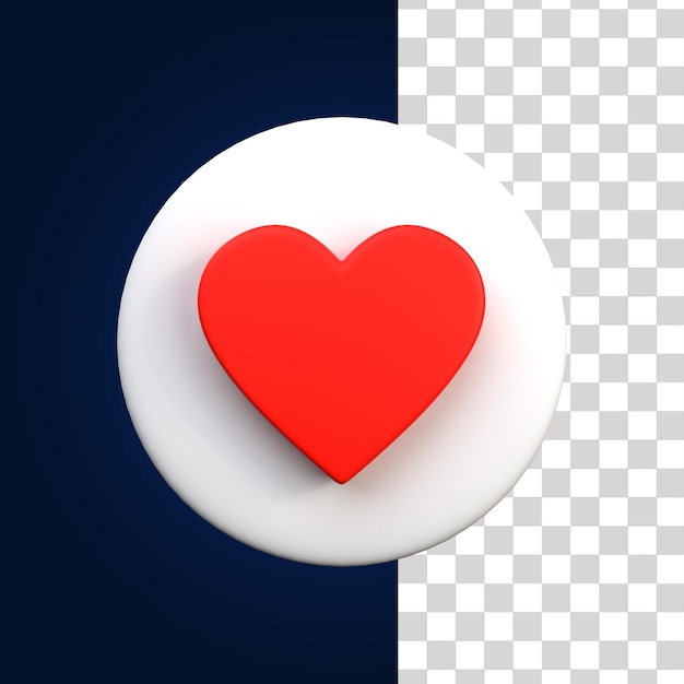 Icona d'amore 3D 1